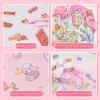 100 DIY 3D Sticker Scenes - 170 Sheets of Sticker Therapy for Kids and Adults, Fun and Adorable Mini Cartoon Stickers, Create Your Own Shop House Stickers, Time-Killing4-Piece Set view 4