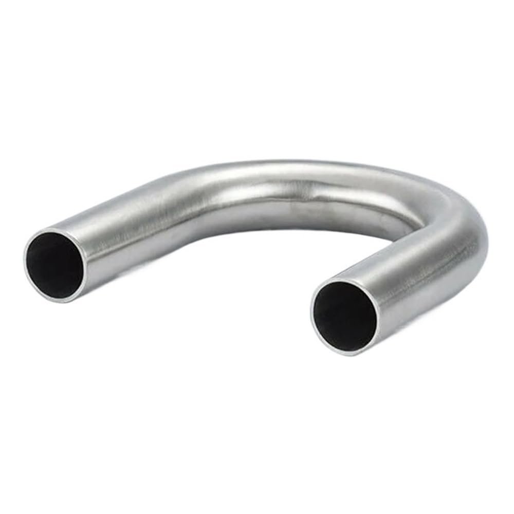 1piece 304 Stainless Steel U Shaped Pipe Silver, 180 Degrees Elbow Pipe Thickness 1.5mm for Exhaust Systems(19mm)