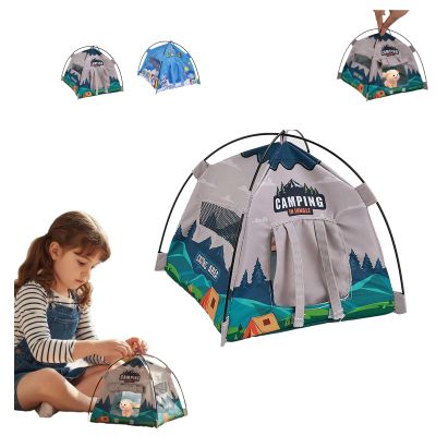 1:12 Scale Miniature Camping Tent, Mini Camping Tent, Realistic Tents, Movable Decorative Scene Accessories, Foldable Fabric Design for Photography, Model Displays, and Play