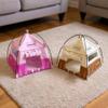 1:12 Scale Miniature Camping Tent, Mini Camping Tent, Realistic Tents, Movable Decorative Scene Accessories, Foldable Fabric Design for Photography, Model Displays, and Play view 2