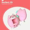for Tamagotchi Paradise Case,Cute Standing Dog Silicone Protective Cover for Tamagotchi Paradise Electronic Pet,Waterproof Washable Shockproof Anti-Drop 360Full Protection,Puppy Style(Pink) view 4
