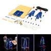 3D Christmas Tree Led DIYs Kit Flashes Circuit Soldering Practice Electronic Science Assembly Flashing Christmas Tree Circuit Kit view 2