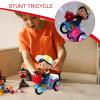 Kids Car Toy, Electric Tricycle Toy with Musical Lights, 360 Degree Rotating Game, for Preschoolers, Home, Playtime, School view 3