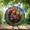 10-Inch Metal Wind Spinner Vibrant Mix of Flowers 3D Floral Wind Spinner, Unique Metal Hanging Kinetic Wind Sculpture Ornament Gifts for Women Yard Art Garden Patio Lawn Indoor Outdoor Decor (2) view 2