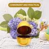 Alipis 12pcs Golden Easter Eggs: 2. 3 Inch Fillable Plastic Eggs - Surprise for Easter Hunt Basket Stuffer Party Favors view 4