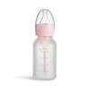 Munchkin Bond Silicone Coated Glass Baby Bottles - Anti-Colic Feeding System with Natural Feel Nipples, 4 Ounce, 2 Pack, Pink view 2