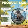 10-Inch Metal Wind Spinner Seal in ICY Land 3D Animal Wind Spinner, Unique Metal Hanging Kinetic Wind Sculpture Ornament Gifts for Women Yard Art Garden Patio Lawn Indoor Outdoor Decor view 3