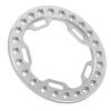 4pcs Wheel Outer Beadlock Ring, Replacement Wheel Beadlock Rings for 1/10 RC Cars, 1.9 Inch Aluminum Alloy Beadlock Wheel Ring with M2 Screws, Compatible with Axial SCX10 90046 and (Silver) view 3