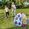 Dinosaurs Kid Play Tent +Bean Bag Toss Game Sets Pop up Tent Playhouse for Kid-3-in-1 Corn Hole Games for Kids Kid Cornhole Game with A Carry Bag view 3