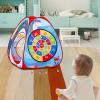 Dinosaurs Kid Play Tent +Bean Bag Toss Game Sets Pop up Tent Playhouse for Kid-3-in-1 Corn Hole Games for Kids Kid Cornhole Game with A Carry Bag view 4