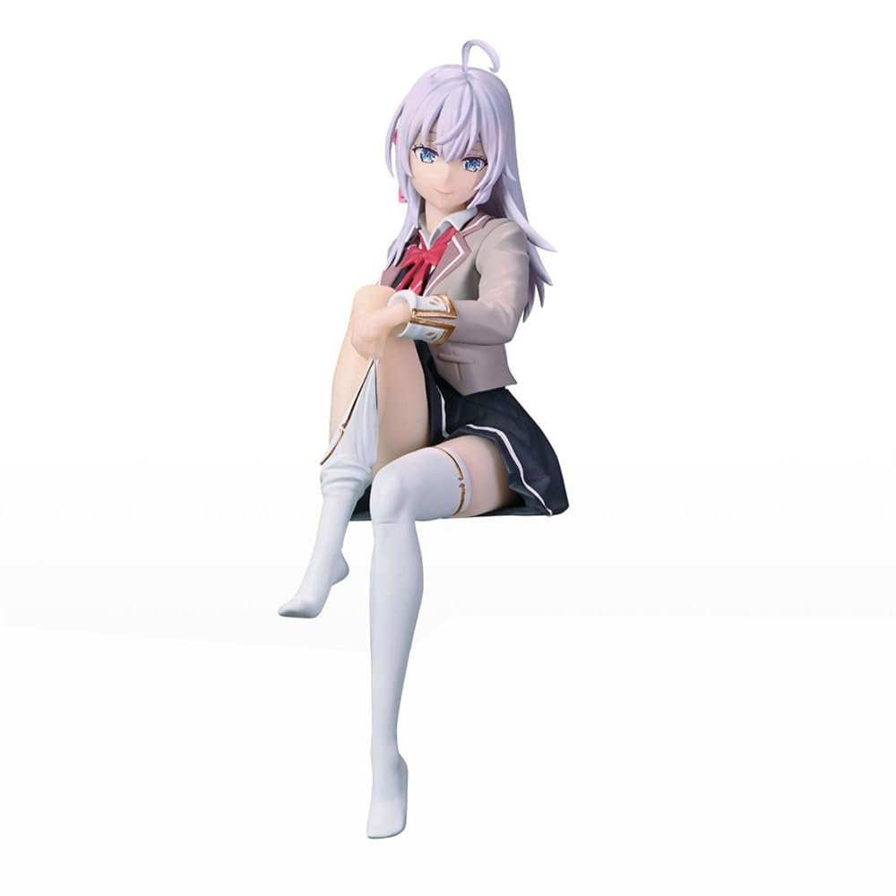 MABAIUDE Alya Figure Alisa Mikhailova Kujou Figure, Sitting Pose Anime Alya Sometimes Figures Statue Model Desktop Decoration Collectible Xmas Gifts 14cm/3.9''