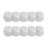 10Pcs 16mm Acrylic Dices with Smoothed Top Round Six Sided White Cube Game Teaching White Dices view 1