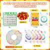 JolliLudo Complete Bingo Card Game Set, 500 Bingo Cards, 1000 Colorful Chips, 75 Calling-Cards with Storage Bag Kit Bulk for Adults Large Groups Family Game Nights Parties Gatherings Activities view 2