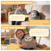 NEZART AI Smart Stuffed Animal with ChatGPT-Real-Time Voice Interactive Plush Toy, Learning Assistant & Emotional Companion for Kids 3+ Interactive Plush Stuffed Animal Toys (Small) view 4