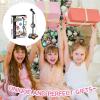 2026 New Kids Karaoke Machine Toy, Star Microphone with Stand, with Music & Light, Adjustable Height Funny Karaoke Microphones Toy, for Girls Boys 8-12 Cute Birthday Gift (Black) view 2