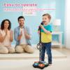 2026 New Kids Karaoke Machine Toy, Star Microphone with Stand, with Music & Light, Adjustable Height Funny Karaoke Microphones Toy, for Girls Boys 8-12 Cute Birthday Gift (Black) view 4