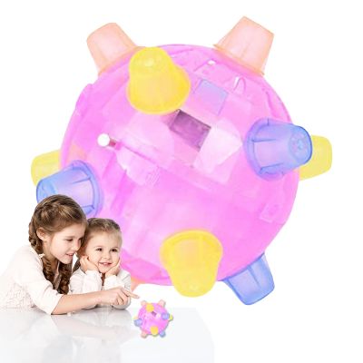 LED Flashy Musical Dancing Ball, Flashy Sensory Ball Toy, Music Shake Jumping Balls, Luminous Shake Jumping Balls, Children Sensory Developmental Toy, for Boys Girls Children