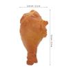 jojofuny Fake Cooked Chicken Leg Model Realistic Food Prop Simulation Fake Food Chicken Leg for Kitchen Toys Halloween and Photo Display view 4
