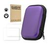 2 Protective Film+Storage Bag+2 Keycaps Set for R36S/R35S/RGB20S Game Console Anti-Scratches Shockproof Bruises-Resistant Drop-Proof Anti-Damage Protector Accessories (2Pcs+Purple) view 1