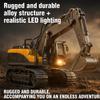 4-in-1Rc Construction Vehicles Set, 2.4GHz Heavy Remote Control Excavator,Remote Control Construction Toys, Excavator,Dump Truck, Bulldozer,Loader Equipment with LED Lights & Real Sound (C-1) view 2
