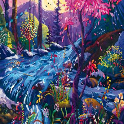 Schmidt Spiele 58641 River of Dreams Redina Tili 1000 Piece Jigsaw Puzzle Made of Grass Cardboard