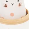 Kisangel Four-Layer Bunny Design Wood Nesting Dolls Set, Russian Wooden Nesting Doll for Easter Party Decor, Children Plaything, and Home Decoration view 4
