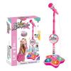 2026 New Kids Microphone with Stand, All in One Microphone Toy for Birthday Parties Singing, Portable Karaoke Machine for Singing, Music Play for Kids (Pink) view 1