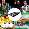 chipTray - 35 cm Poker chipHolder, Professional Dealer chipRack, Card Game Discard Tray | Efficient Poker Table Organizer for Chips Cards Tokens view 4