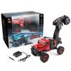 1:18 Scale RC Rock Crawler, 2.4GHz 4WD High Torque Remote Control Off-Road Truck with LED Lights, 7.4V Rechargeable All-Terrain Climbing Vehicle for Adult Hobbyists view 1