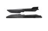 2Pcs Side Skirt Extension Lip Splitters Winglet for Chevrolet Corvette C8 2020-2021 Carbon Fiber FRP Car Side Skirts Spoiler(Carbon Fiber Look) view 1