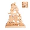 Stacking Games for Kids  Wooden 18x18x1.7cm | Building Block Stacking Board Game, Educational Wooden Fun Animal Board Game, Large Blocks to Develop Focus and Hand-Eye Coordination for Children view 1