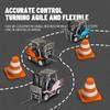 1:64 Scale Remote Control Forklift with Trailer, 2.4G Three-Speed Alloy RC Forklift Crane Set with Lights and Sound, Adult Collectible Construction Vehicle Model HG4-244 view 4