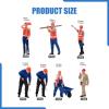 DYNWAVE Miniature Figures Model 1/64 Scale Diorama Worker Figure,Construction Building Workers,Tiny People Figurine for Diorama Decor, Style A view 2