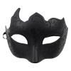 AMWYODK Suitable for couple masquerade ball, Venetian mask, Halloween, carnival, party, ball, club costume mask. (black) view 1