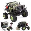 1:18 Scale RC Rock Crawler, 2.4GHz 4WD High Torque Remote Control Off-Road Truck with LED Lights, 7.4V Rechargeable All-Terrain Climbing Vehicle for Adult Hobbyists view 3