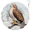 10-Inch Metal Wind Spinner Red-Tailed Hawk 3D Raptor Wind Spinner, Unique Metal Hanging Kinetic Wind Sculpture Ornament Gift for Bird Lovers Yard Art Garden Patio Lawn Indoor Outdoor Decor (2) view 1