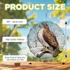 10-Inch Metal Wind Spinner Red-Tailed Hawk 3D Raptor Wind Spinner, Unique Metal Hanging Kinetic Wind Sculpture Ornament Gift for Bird Lovers Yard Art Garden Patio Lawn Indoor Outdoor Decor (2) view 3
