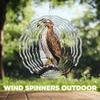 10-Inch Metal Wind Spinner Red-Tailed Hawk 3D Raptor Wind Spinner, Unique Metal Hanging Kinetic Wind Sculpture Ornament Gift for Bird Lovers Yard Art Garden Patio Lawn Indoor Outdoor Decor (2) view 4