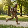 Aandgcg Army Costume for Boys, Kids Military Costume, Soldier DressUp with Accessories for Halloween Roleplay (CP- camouflage, size/7-8) view 3