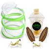 USMANTIS Carolina Praying Mantis Habitat Kit with (Two Egg Cases) - Use Indoor & Outdoor Hatching This Praying Egg Cases & Comes with Mantis Hatching Bag, Each Egg Case Produces 50 to 200 Nymphs view 1