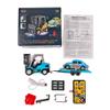 1:64 Scale Remote Control Forklift with Trailer, 2.4G Three-Speed Alloy RC Forklift Crane Set with Lights and Sound, Adult Collectible Construction Vehicle Model HG4-244 view 1