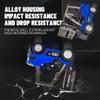 1:64 Scale Remote Control Forklift with Trailer, 2.4G Three-Speed Alloy RC Forklift Crane Set with Lights and Sound, Adult Collectible Construction Vehicle Model HG4-244 view 3
