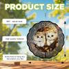 10-Inch Metal Wind Spinner Two Kittens in Tree Nook 3D Pet Wind Spinner, Unique Metal Hanging Kinetic Wind Sculpture Ornament Gifts for Pet Lovers Yard Art Garden Patio Lawn Indoor Outdoor Decor view 3
