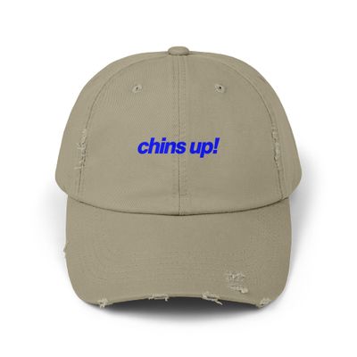 Chins Up! Sport Motto Uplifting Team Light Olive