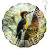 10-Inch Metal Wind Spinner Woodpecker 3D Bird Wind Spinner, Unique Metal Hanging Kinetic Wind Sculpture Ornament Gift for Bird Lovers Yard Art Garden Patio Lawn Indoor Outdoor Decor view 1