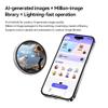 NIKKO Dynamic Electronic Badge | Digital Brooch for Cosplay & Events | 1.8" IPS Touchscreen Smart Wearable | Programmable GIF/Video Display | Bluetooth 5.4 App Control view 4