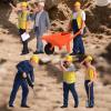 Simhoa Miniature Figures Model,1/64 Scale,Tiny People Figurine Construction Building Workers Mini Diorama Worker Figure for Diorama, Style B view 4