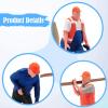 JISADER Miniature Figures Model 1/64 Scale,Simulation Construction Building Workers Mini Diorama Figure for Miniature Scene Layout, Style A view 4