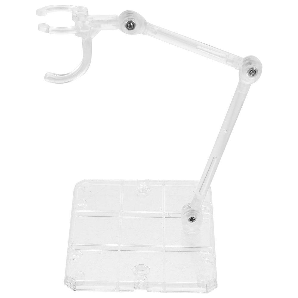 Abaodam Adjustable Transparent Action Figure Stand with Plastic Support Base for Doll Model Display Lightweight Portable Figurine Holder for Home Store and Collector