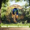 10-Inch Metal Wind Spinner Mandarin Duck Dipping in Water 3D Wind Spinner, Unique Metal Hanging Kinetic Wind Sculpture Ornament Gifts for Animal Lovers Yard Art Garden Patio Lawn Indoor Outdoor Decor view 4
